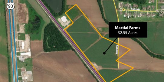 Martial Farms - Aerial Map